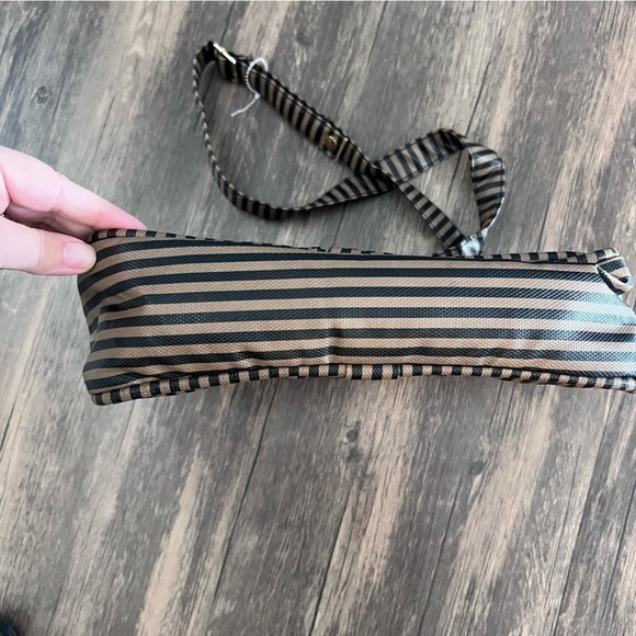 Vintage Allen Edwards Leather Trim Purse - Picture 3 of 14